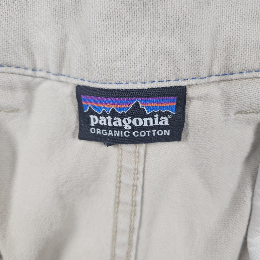 Patagonia Pants Mens 38x31 Beige Khaki Organic Cotton Chino Straight Leg Casual - Picture 8 of 16